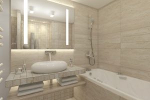 Стандартна висота дзеркала у ванній: висота установки дзеркала над раковиною у ванній